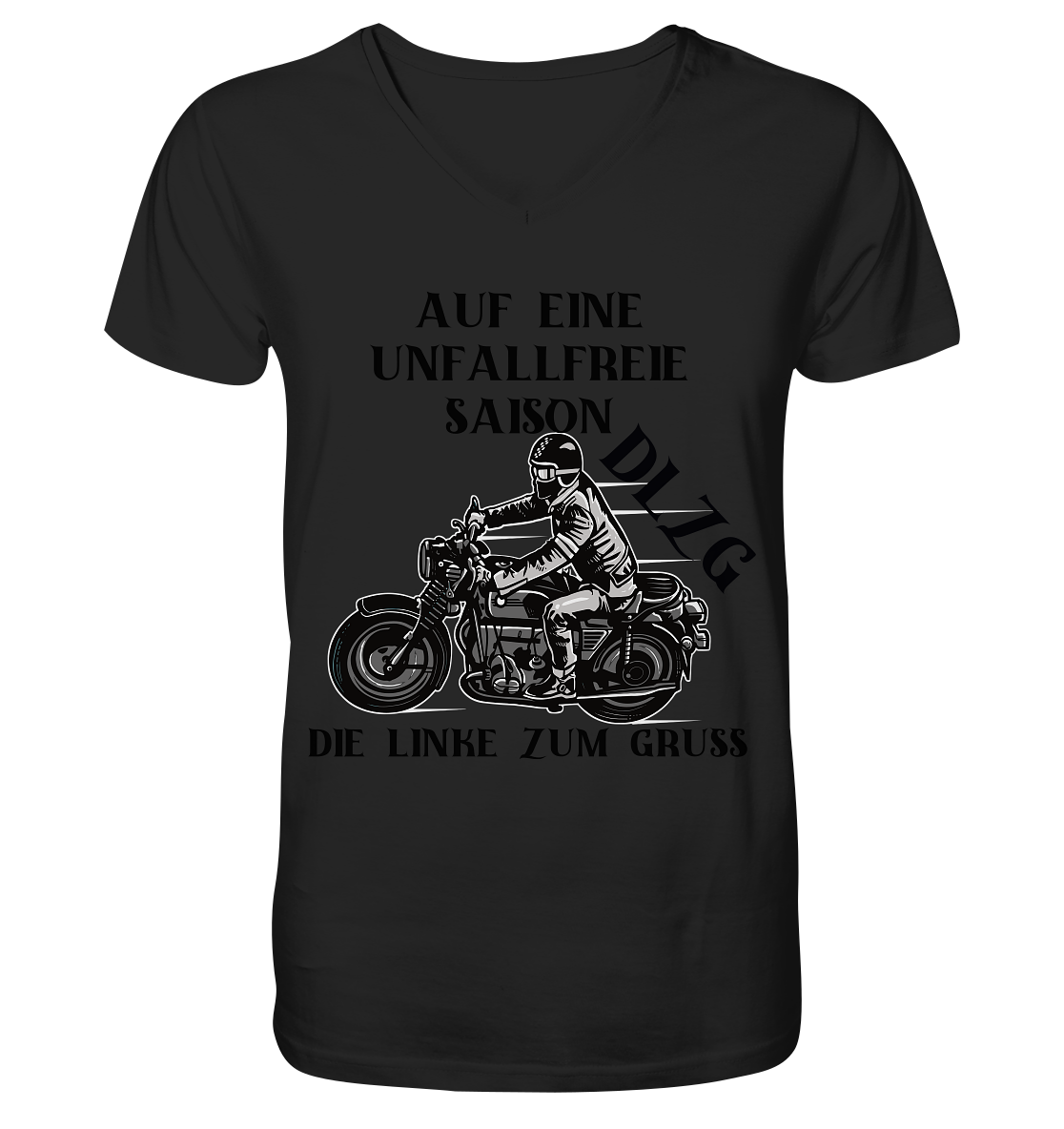 DLzG Glücksbringer Unfallfrei- V-Neck Shirt