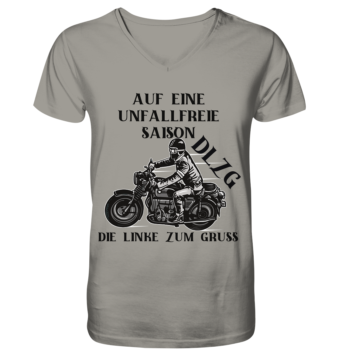 DLzG Glücksbringer Unfallfrei- V-Neck Shirt