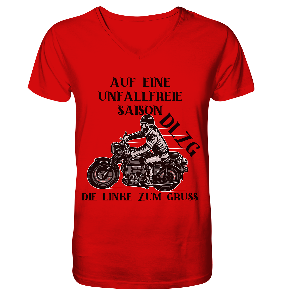 DLzG Glücksbringer Unfallfrei- V-Neck Shirt