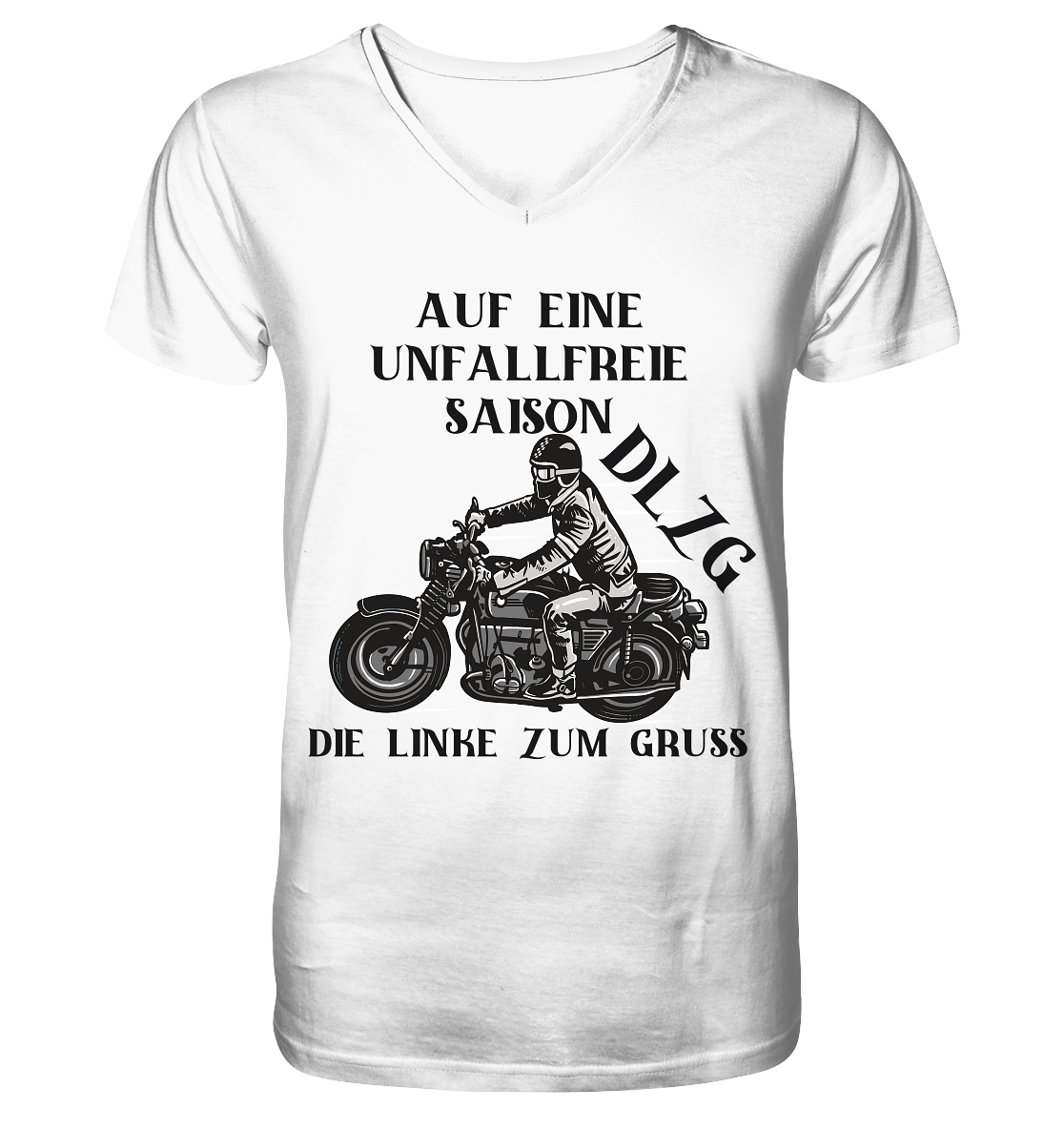 DLzG Glücksbringer Unfallfrei- V-Neck Shirt