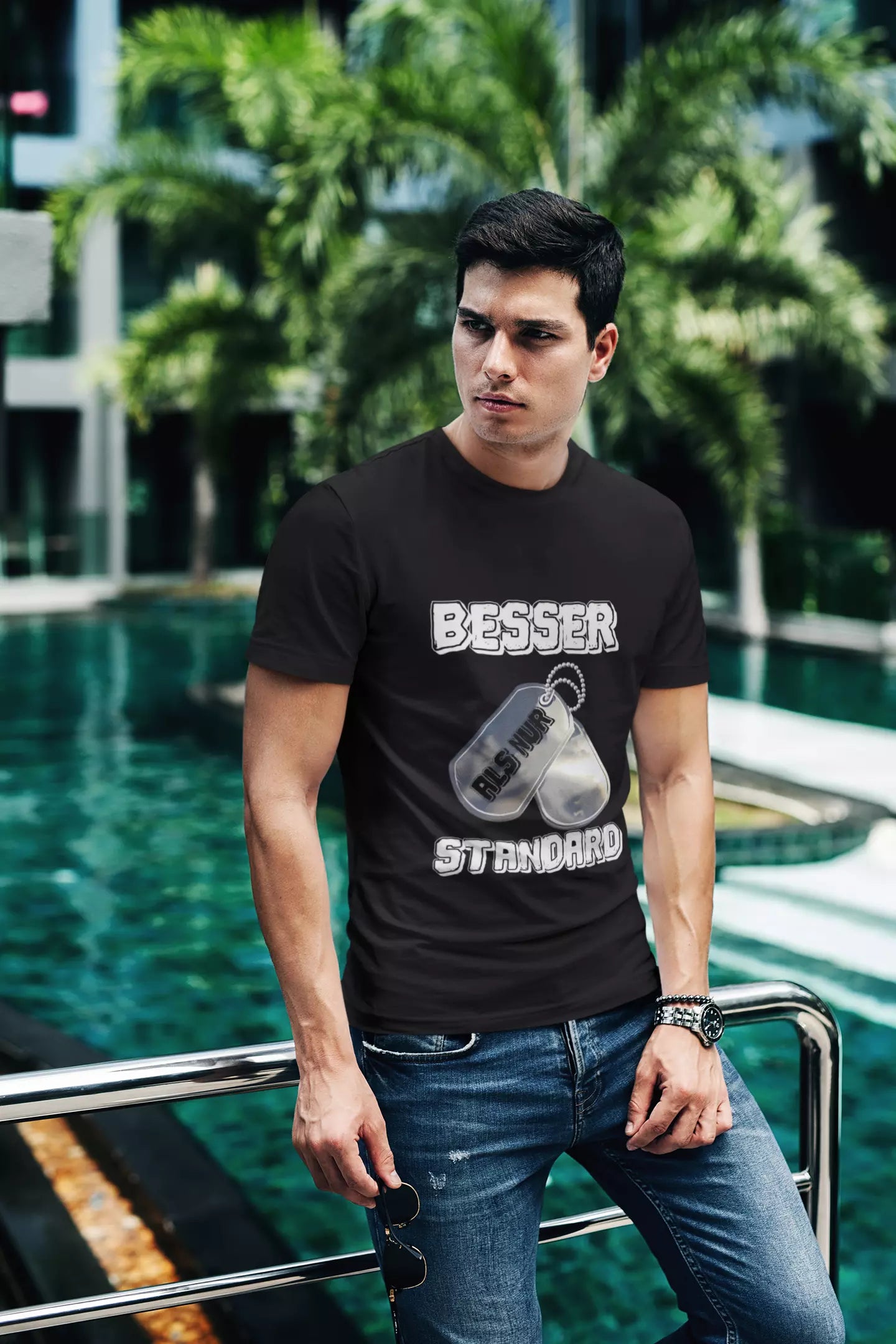 T-Shirt Herren Streetwear Besser als nur Standard