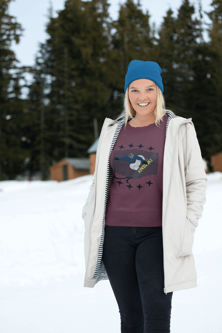 Shirt, Hoodies & Co mit dem Aufdruck - SNOWBOARDER DESIGN schwarze Schrift 