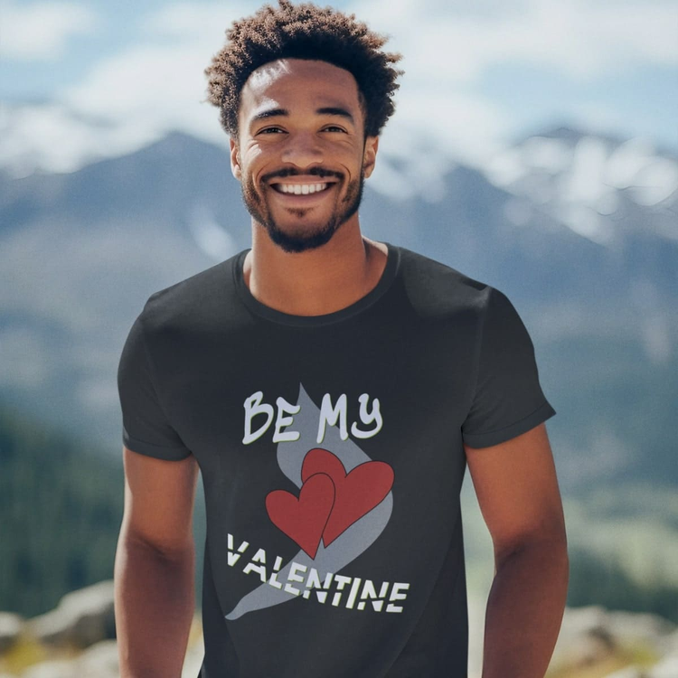 Valentinstag - T- Shirt Geschenkidee, be my Valentine