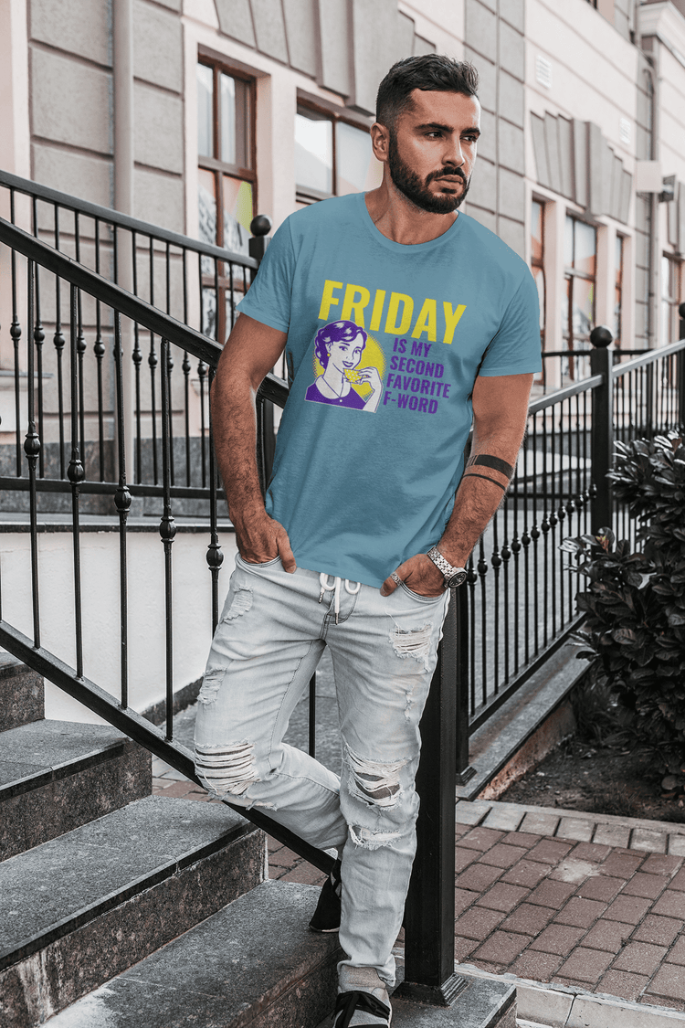 Shirt, Hoodies & Co mit dem Aufdruck - FRIDAY IS MY SECOND FAVORITE F-WORD