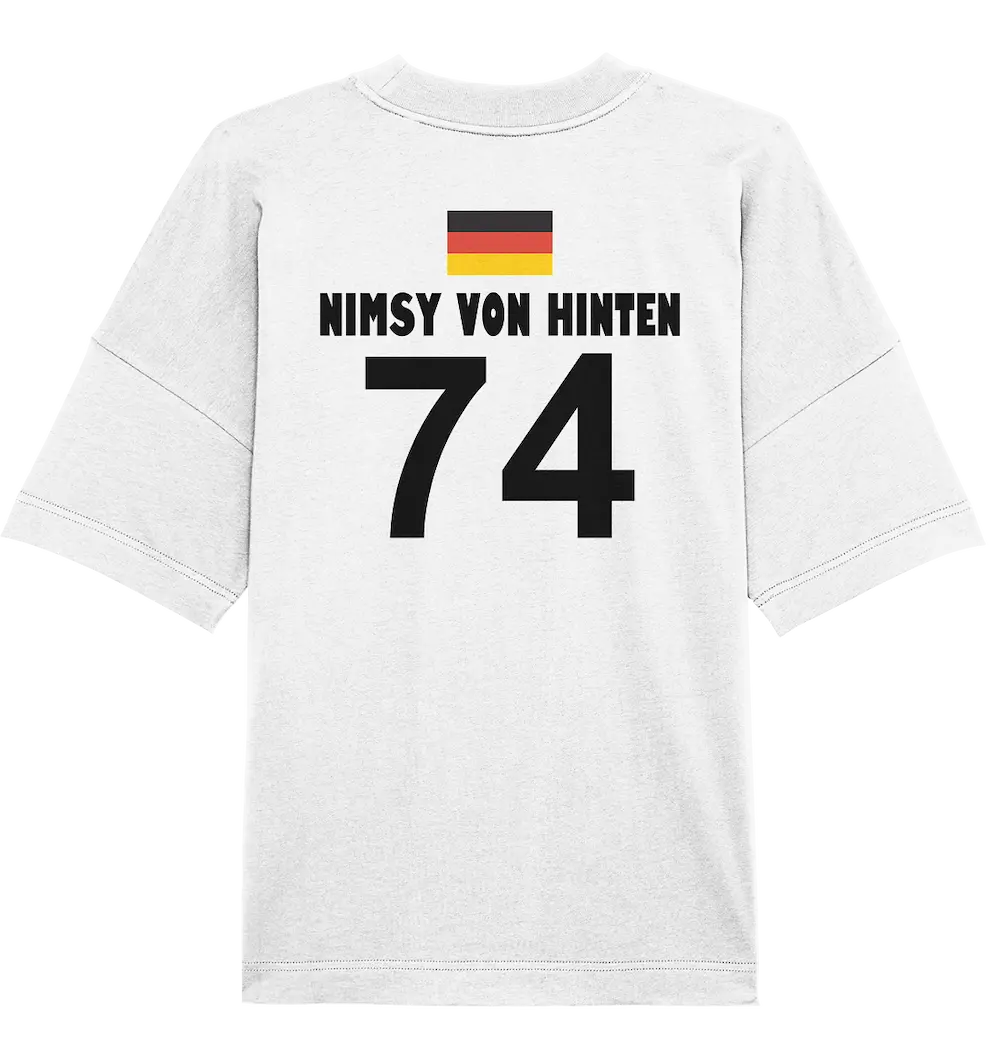 Sauf Trikot Nimsy von Hinten - Organic Oversize Shirt