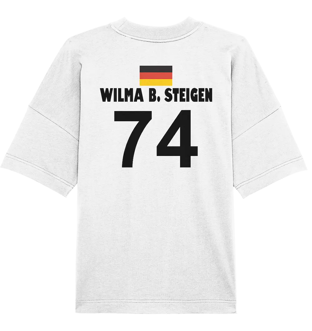 Sauf Trikot Wilma B. Steigen  - Organic Oversize Shirt