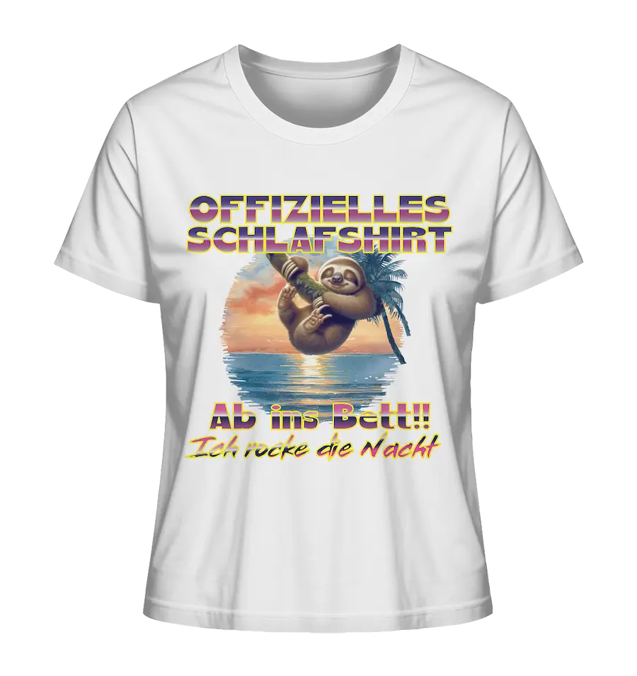 Schlafshirt - Ab ins Bett - Damen Organic Shirt