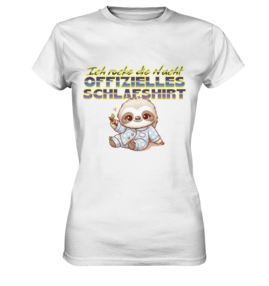 Schlafshirt  - Damen Premium Shirt