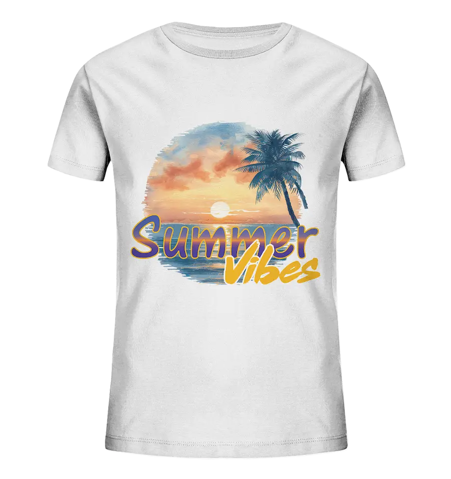 Sommer Shirts Vibes - Kids Organic Shirt