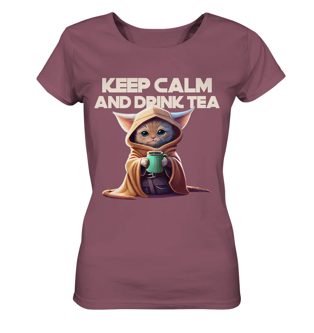 Chill Mal- T-Shirt Damen- Keep Calm- coole Basic für jeden Look