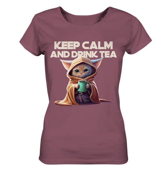 Chill Mal- T-Shirt Damen- Keep Calm- coole Basic für jeden Look