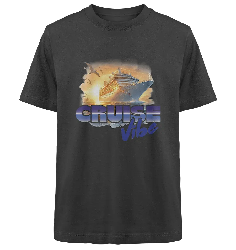 T-Shirt Cruise Vibe - Heavy Oversized Organic Shirt