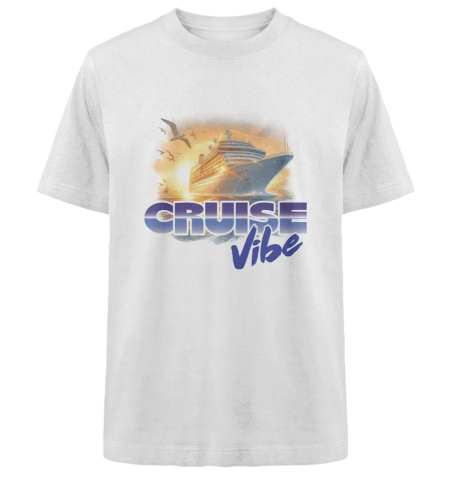 T-Shirt Cruise Vibe - Heavy Oversized Organic Shirt