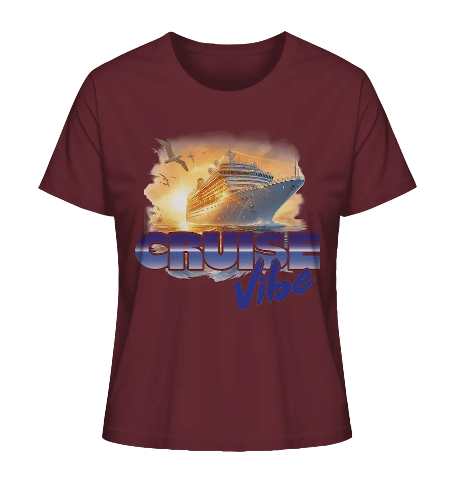 T-Shirt Cruise Vibe - Ladies Organic Shirt