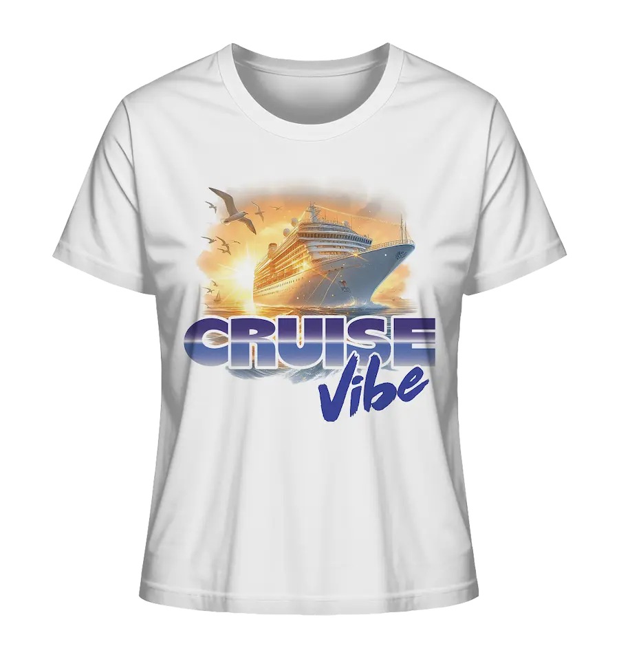 T-Shirt Cruise Vibe - Ladies Organic Shirt