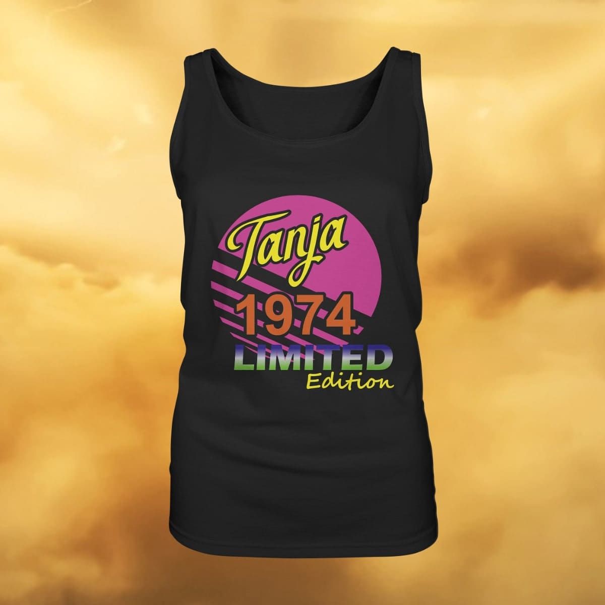 Tanja Limited Edition 1974 Geburtstag Jahrgang 1974 Damen - Ladies Tank-Top