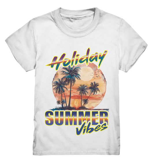 Urlaubs Shirt Holiday Summer Vibes - Kids Premium Shirt