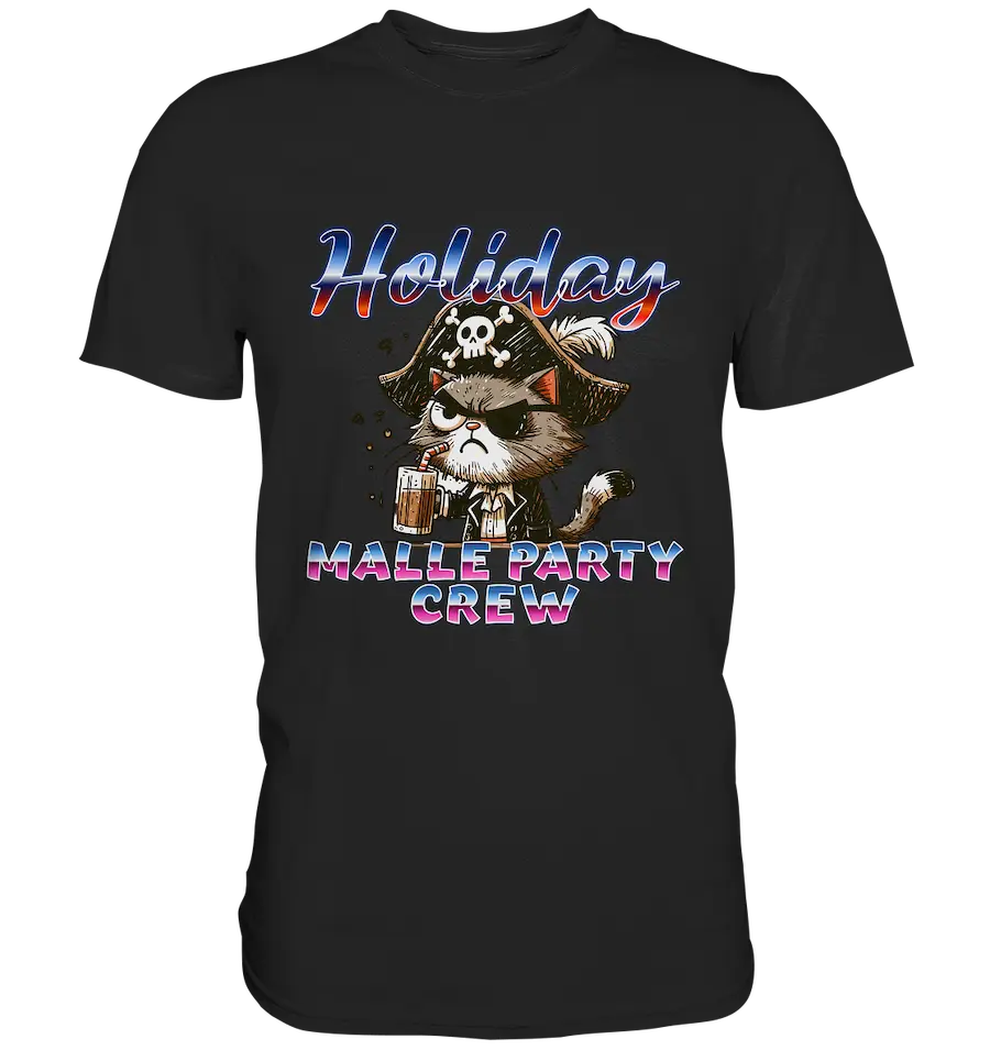 Urlaubsshirt Malle- Party Crew - Classic Shirt