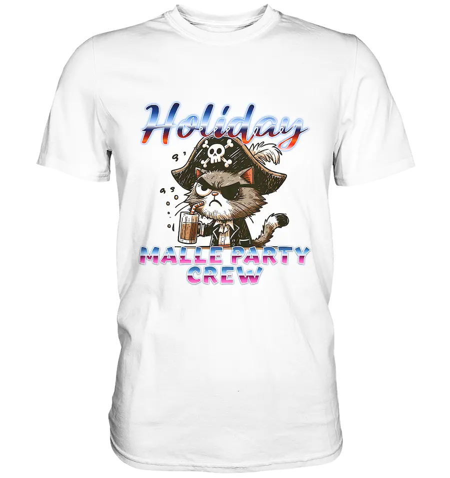 Urlaubsshirt Malle- Party Crew - Classic Shirt