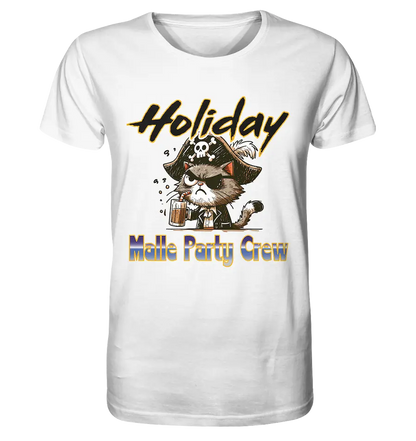 Urlaubsshirt Malle Crew - Organic Basic Shirt