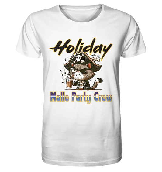 Urlaubsshirt Malle Crew - Organic Basic Shirt