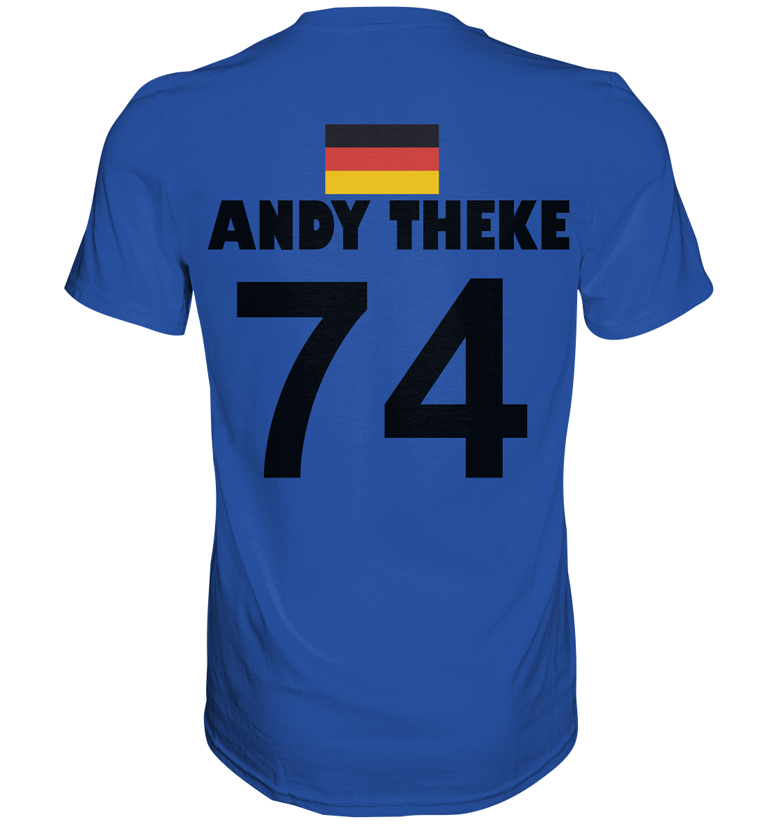 Trikot Andy Theke Sauf Shirt Blau