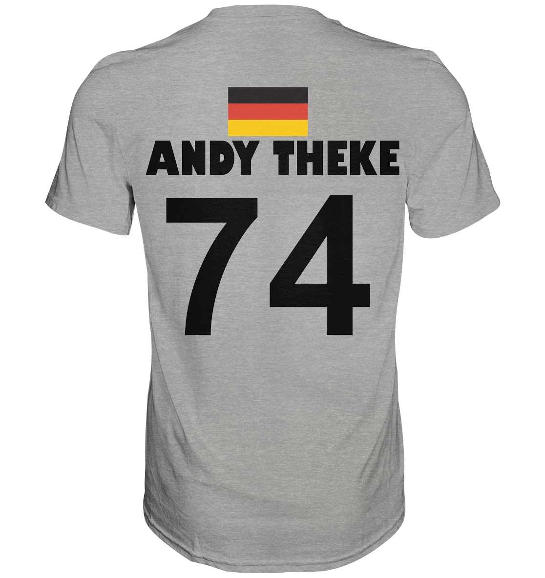 Trikot Andy Theke Sauf Shirt Grau