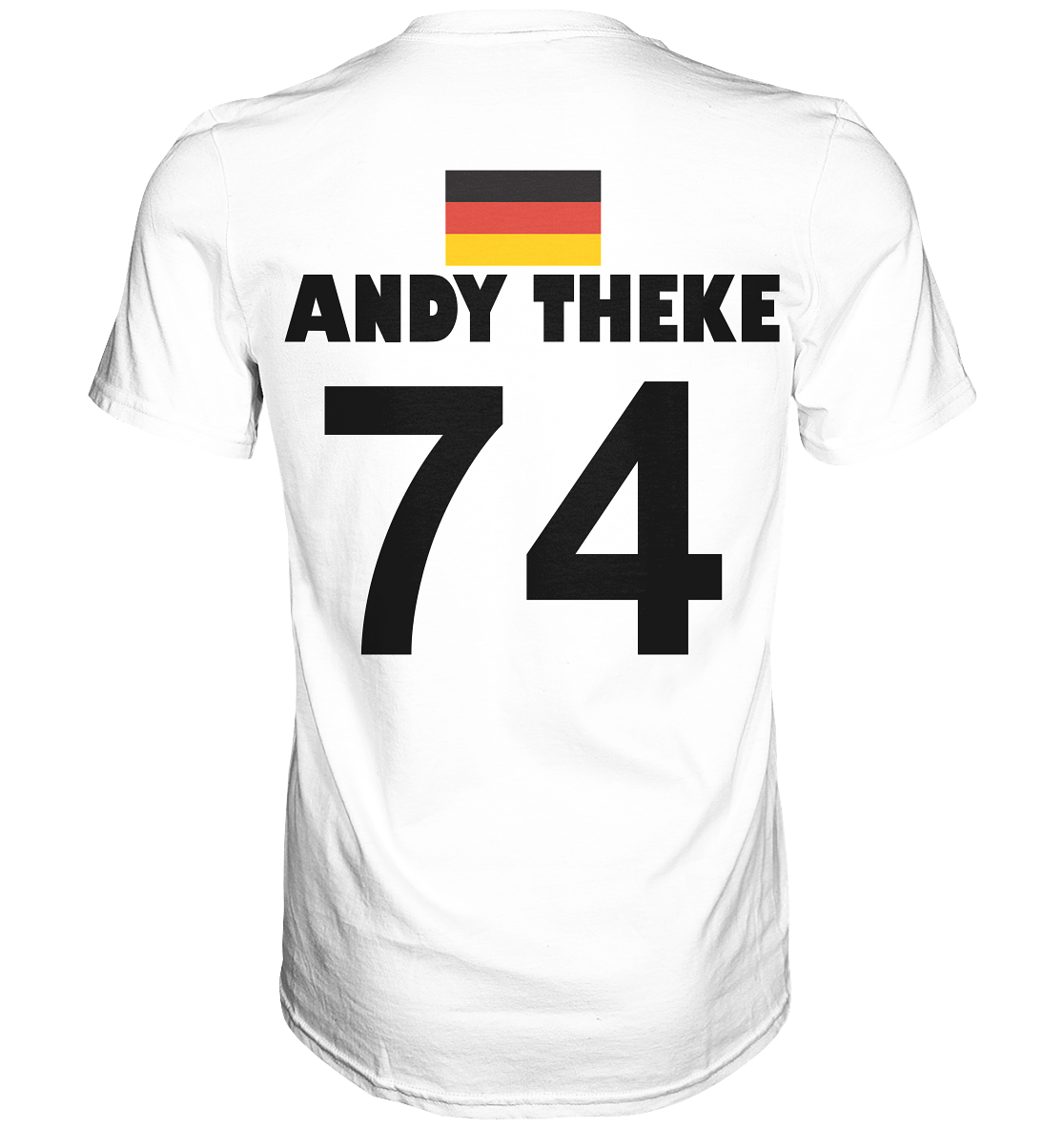 Trikot Andy Theke Sauf Shirt Weiß