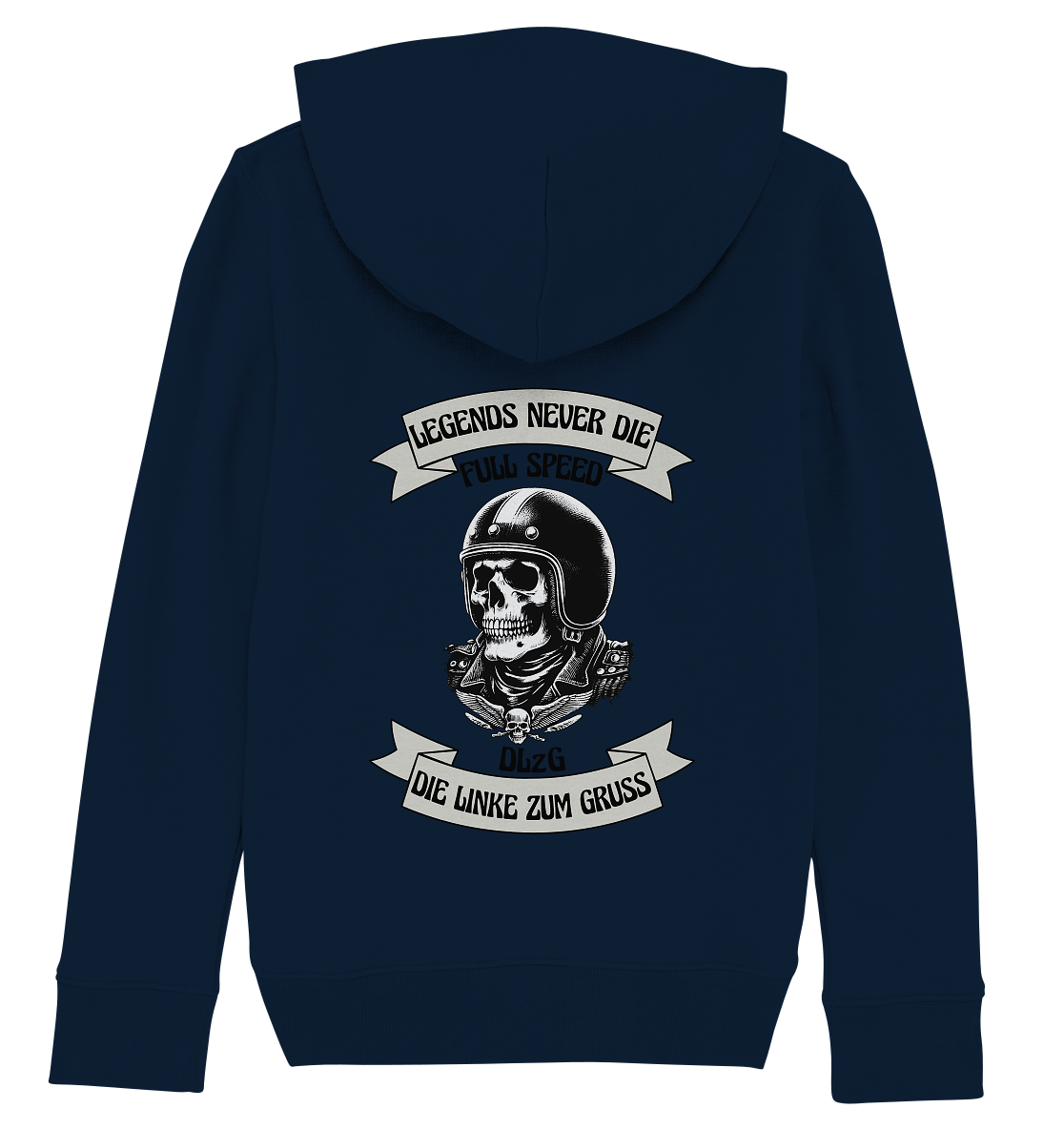 DLzG - Legends never Die - Kids Organic Hoodie