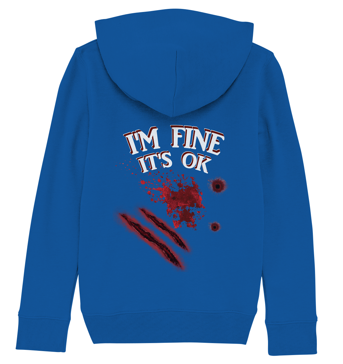 I'm fine - Kinder Organic Hoodie