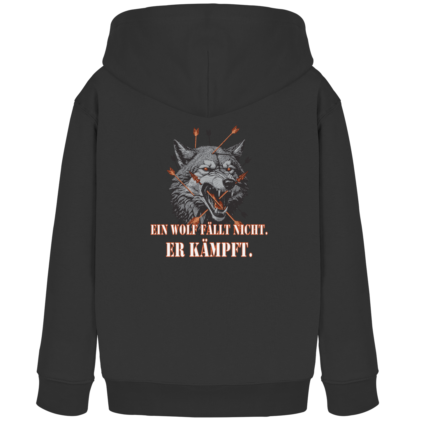 The Unbroken Wolf - Kids Organic Hoodie