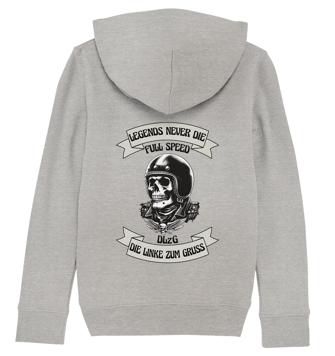 DLzG - Legends never Die - Kids Organic Hoodie