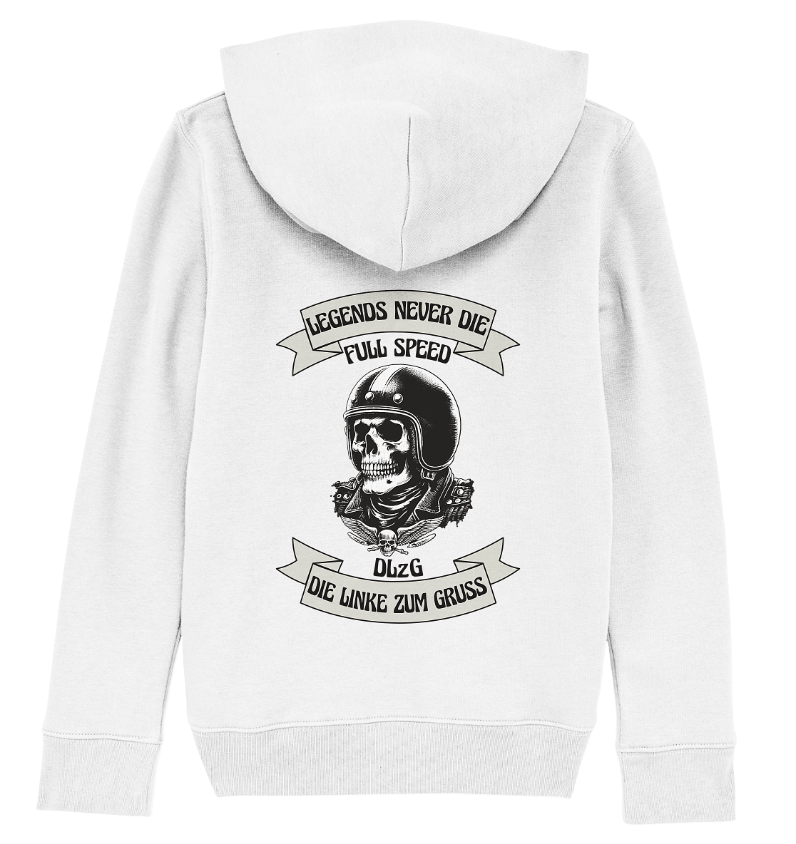 DLzG - Legends never Die - Kids Organic Hoodie