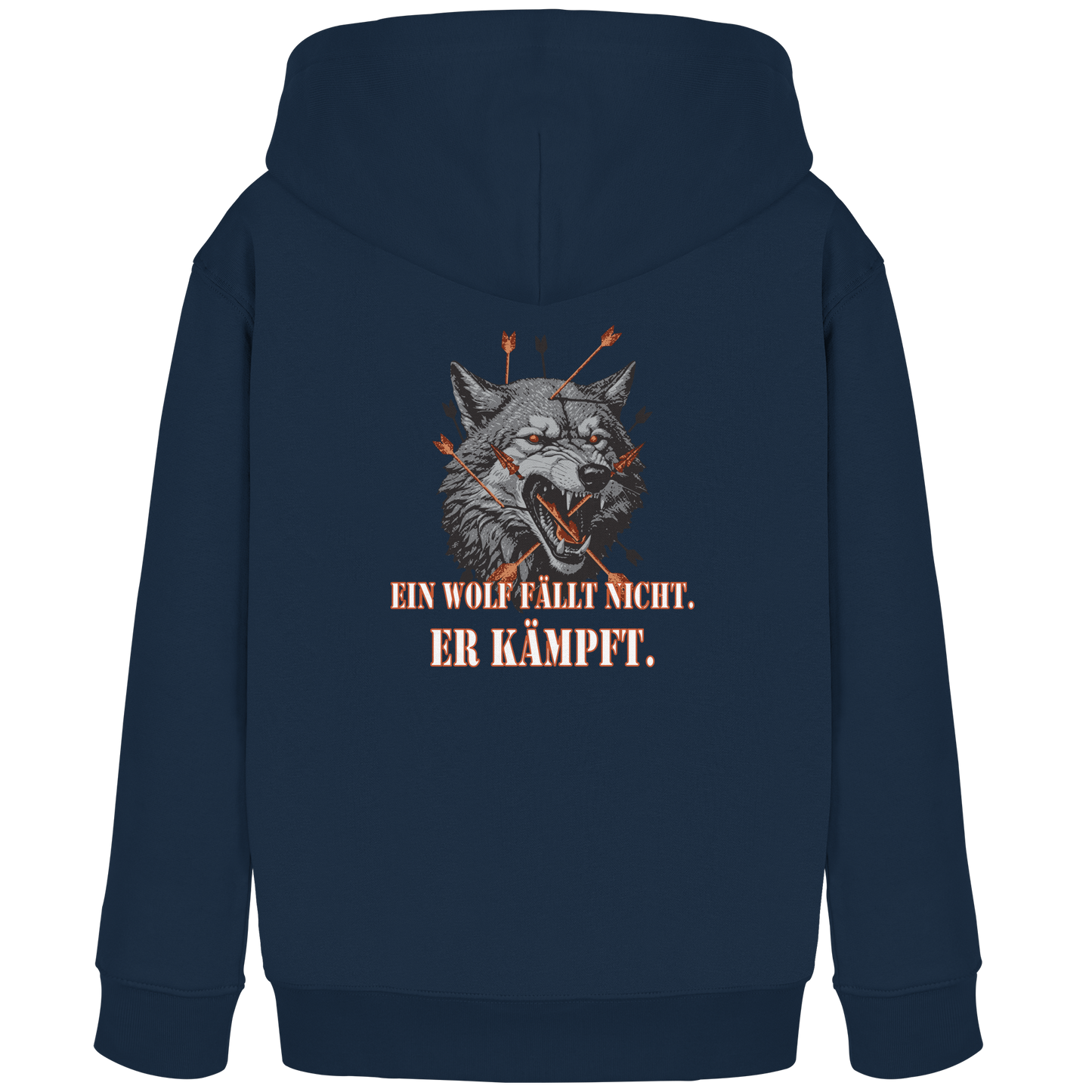 The Unbroken Wolf - Kids Organic Hoodie