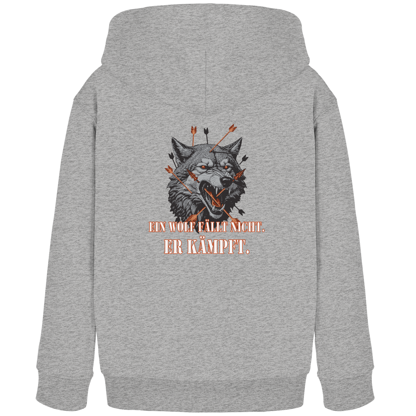 The Unbroken Wolf - Kids Organic Hoodie