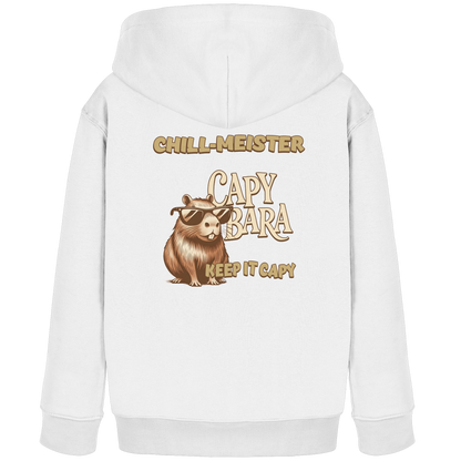 Chill-Meister Capybara – Doppel-Print (Front & Back) - Kids Organic Hoodie