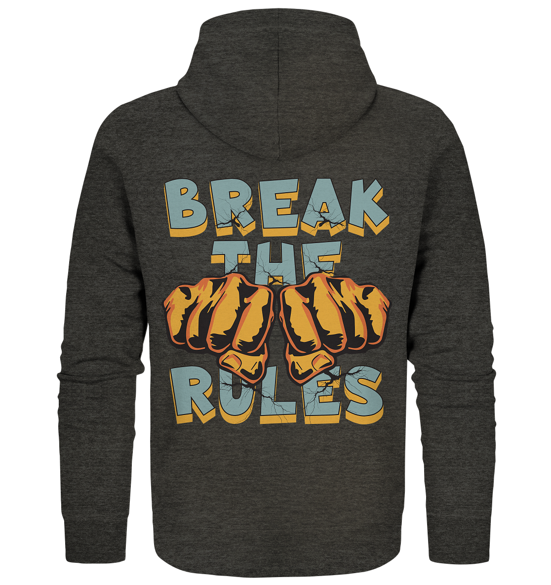 Break the Rules - Statement  - Organic Zipper