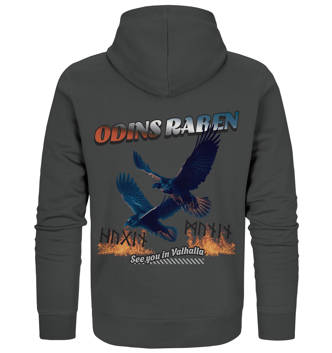 Raben Odins - Hugin und Munin - Organic Zipper