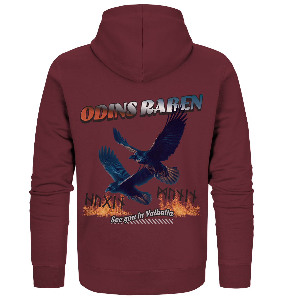 Raben Odins - Hugin und Munin - Organic Zipper