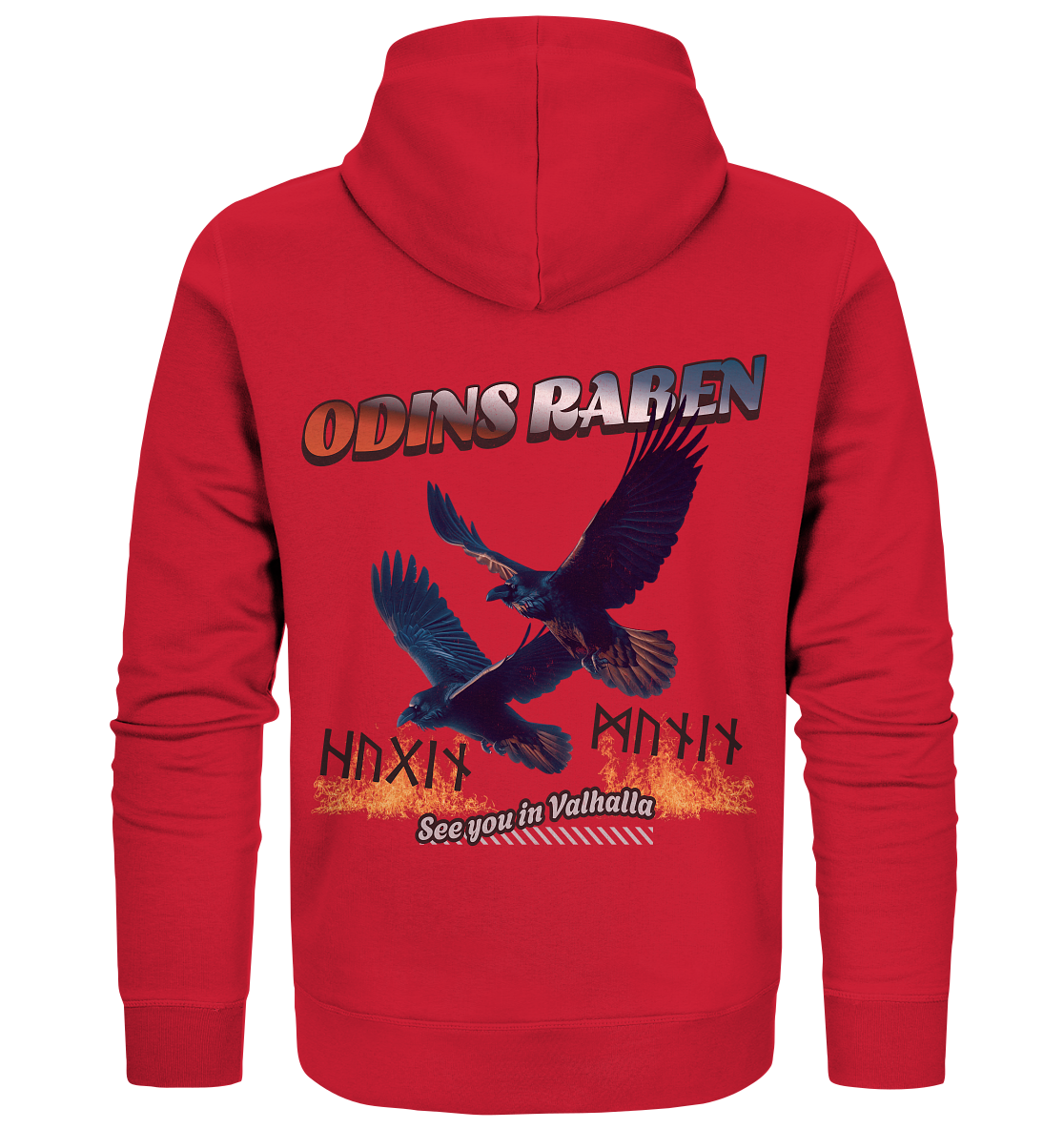 Raben Odins - Hugin und Munin - Organic Zipper