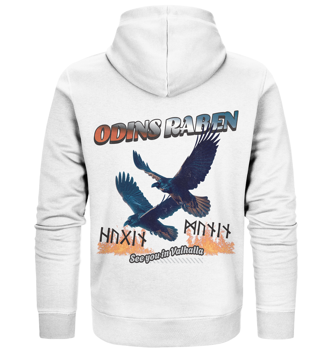 Raben Odins - Hugin und Munin - Organic Zipper