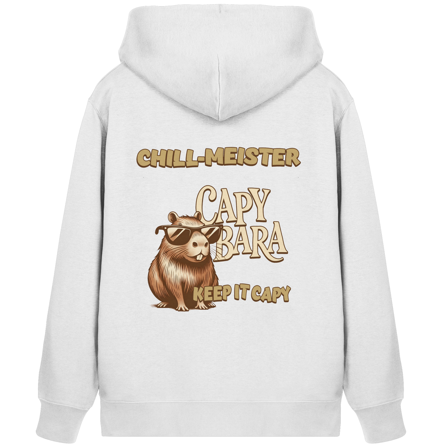 Chill-Meister Capybara – Keep it Capy (Bio & Premium) - Organic Zipper