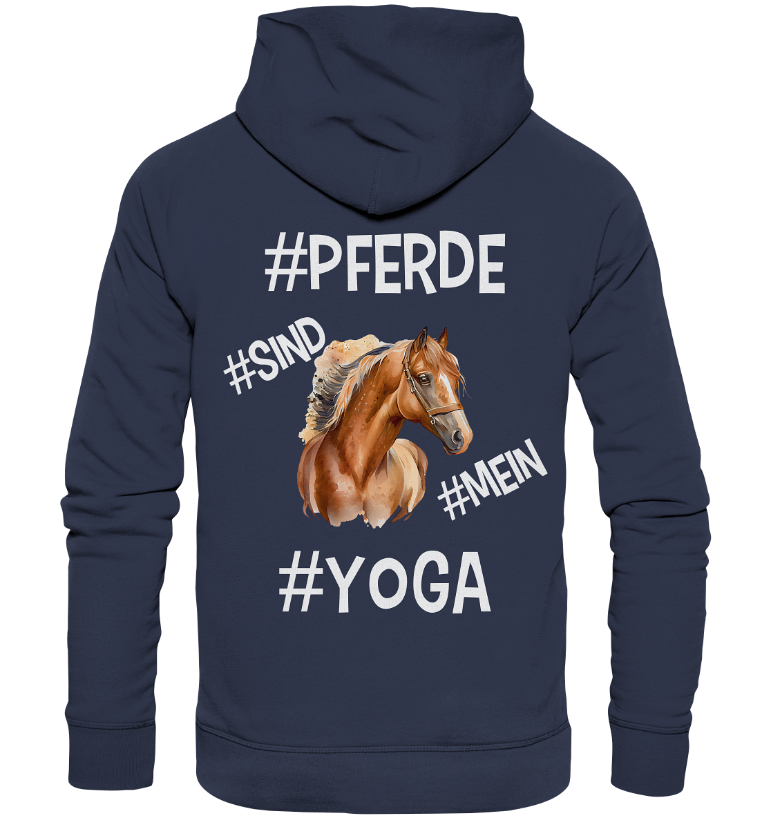 PFERDE SIND MEIN YOGA - STATEMENT STREETWEAR - Premium Unisex Hoodie