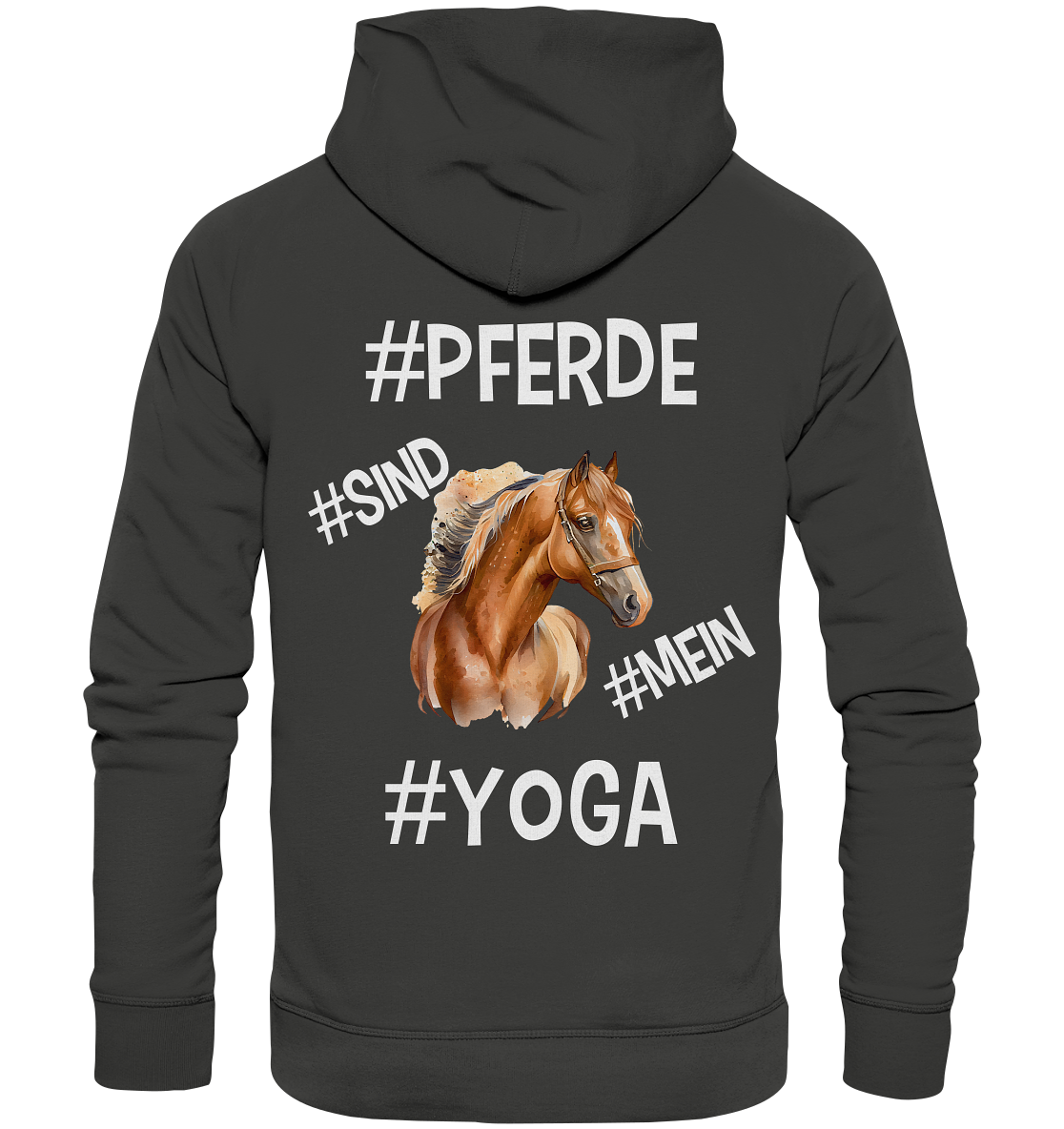 PFERDE SIND MEIN YOGA - STATEMENT STREETWEAR - Premium Unisex Hoodie