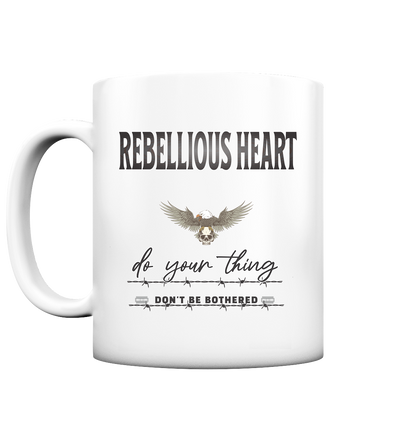 Rebellisches Herz Streetwear - Tasse matt