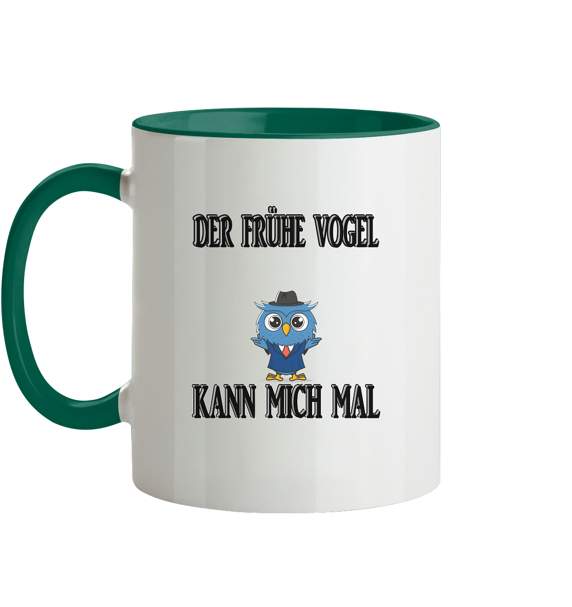 DER FRÜHE VOGEL KANN MICH MAL NO 2 - Tasse zweifarbig