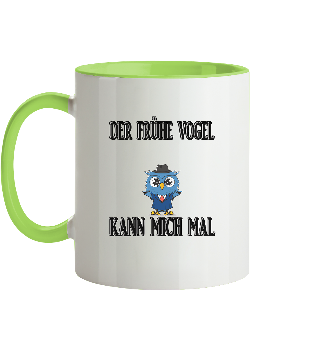 DER FRÜHE VOGEL KANN MICH MAL NO 2 - Tasse zweifarbig