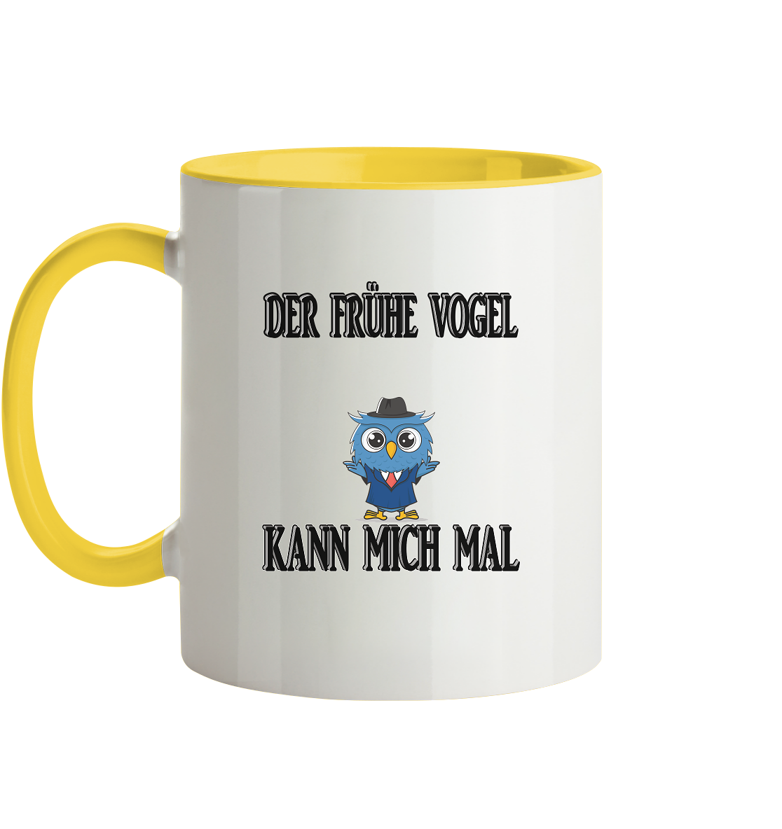 DER FRÜHE VOGEL KANN MICH MAL NO 2 - Tasse zweifarbig