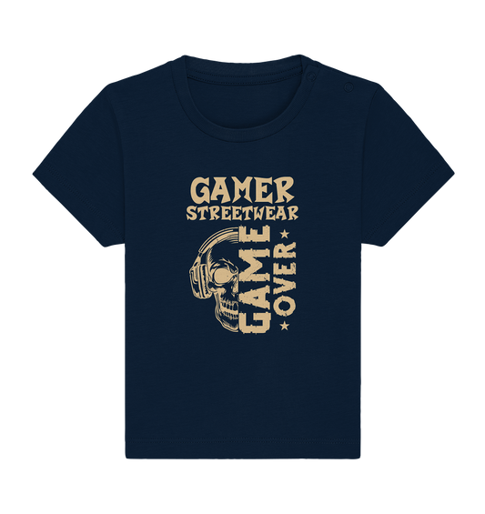 GAME OVER - GAMER STREETWEAR - STATEMENTS - Baby Organic Shirt