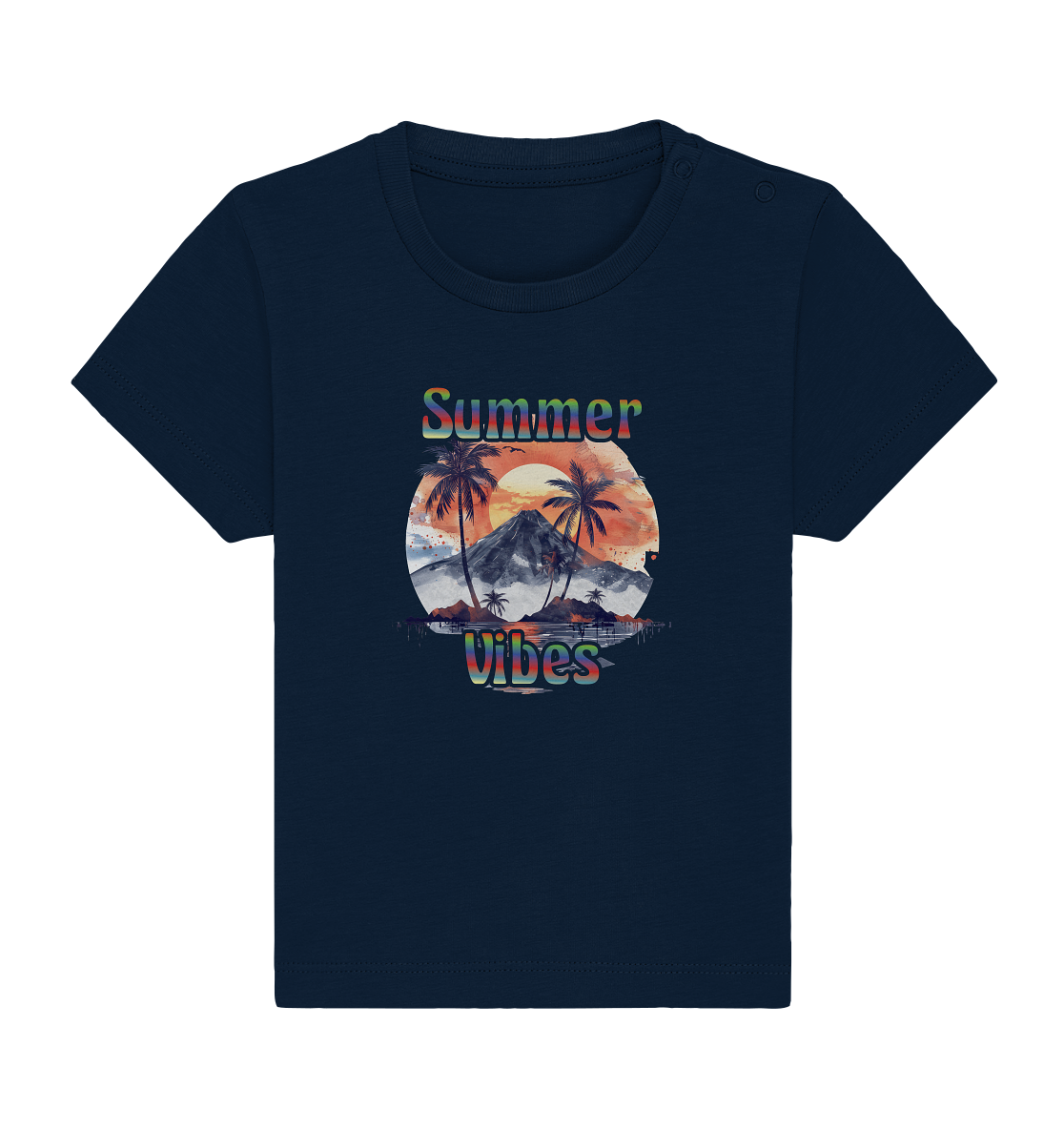 Summer Vibes - Sommer Shirts - Baby Organic Shirt